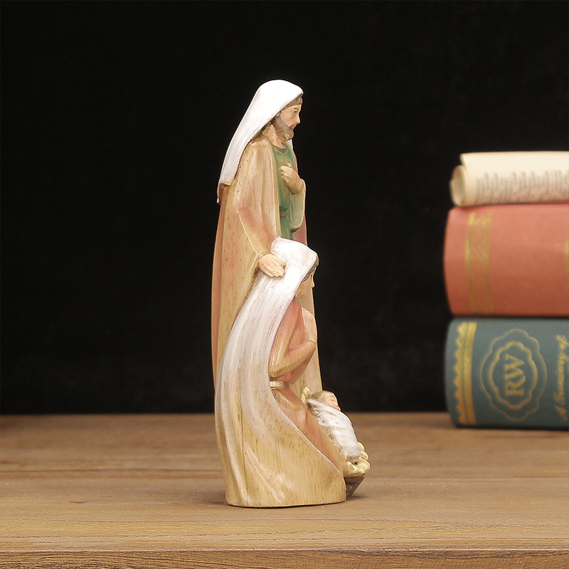 A beautifully hand - made religious sculpture of the Nativity of Jesus - 图片 4